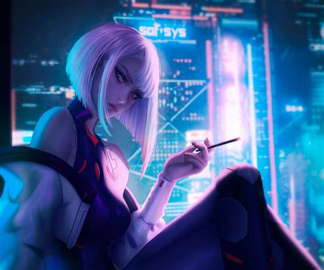 3840x3200 Lucy - Cyberpunk: Edgerunners by huifeng huang Wallpaper Background Image. View, download, comment, and rate - Wallpaper Abyss